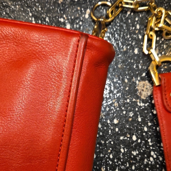 Tory Burch Red Clutch - Picture 4 of 13